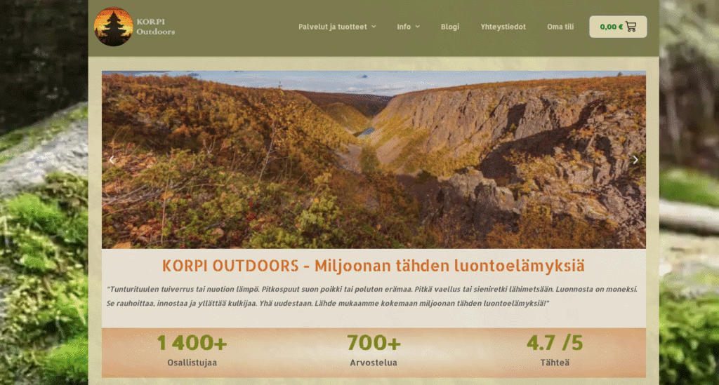 Korpi Outdoors Etusivu